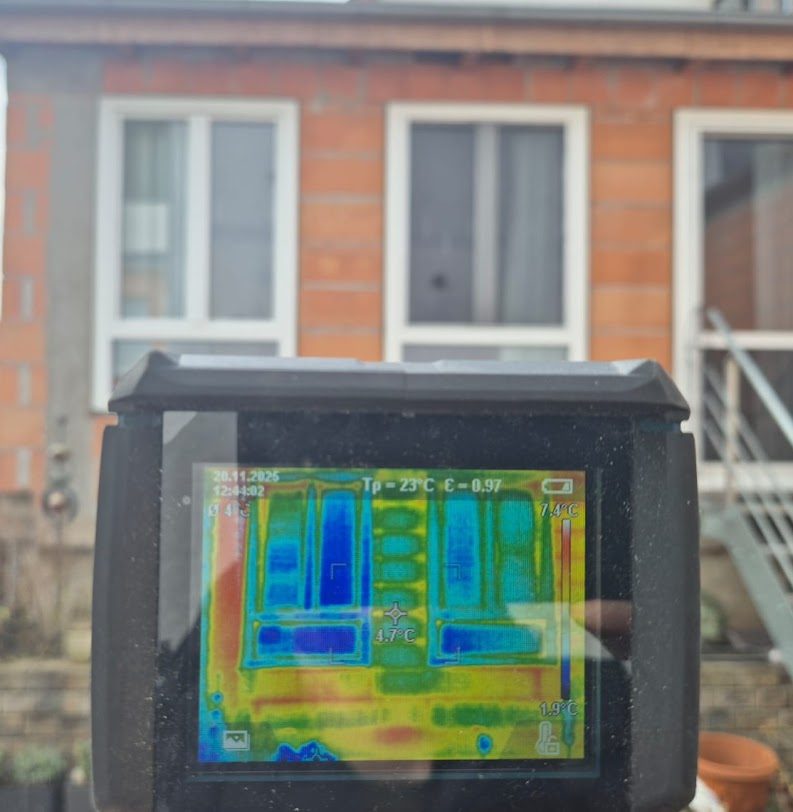 Thermografie: Leckageortung an der Geb&auml;udeh&uuml;lle
